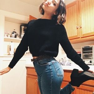 American Apparel cropped sweater